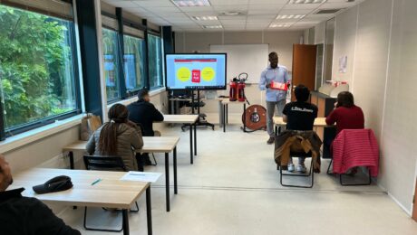 Formation à la gestion des risques professionnels en sécurité incendie.